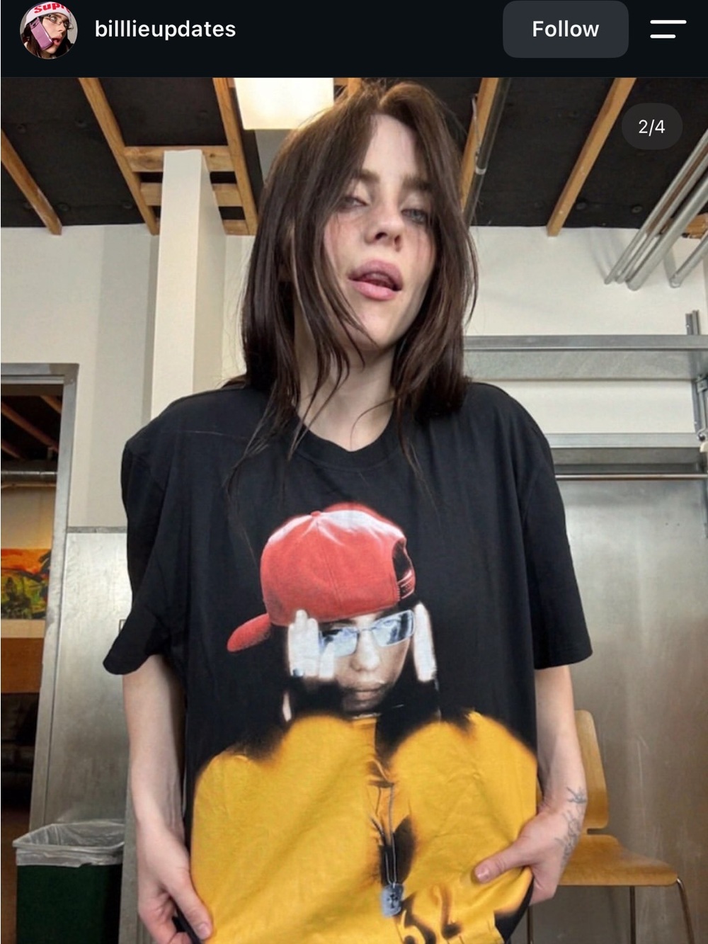 BILLIE EILISH merch L